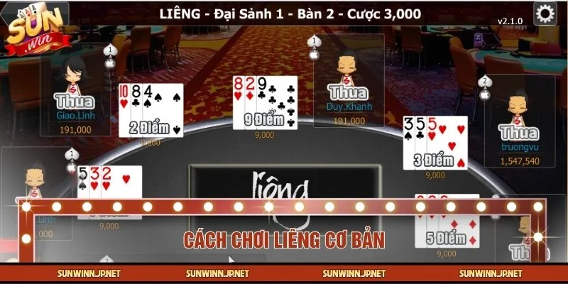 Quy định đánh bài Liêng cơ bản cho bạn mới bắt đầu