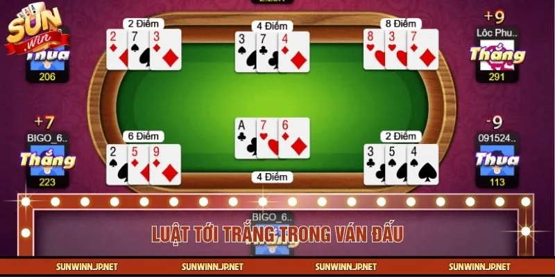 Những bộ bài tới trắng giúp người chơi thắng ngay lập tức