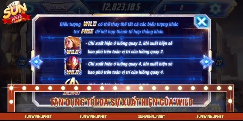 Mẹo chơi nổ hũ Avengers khai thác tối đa biểu tượng Wild